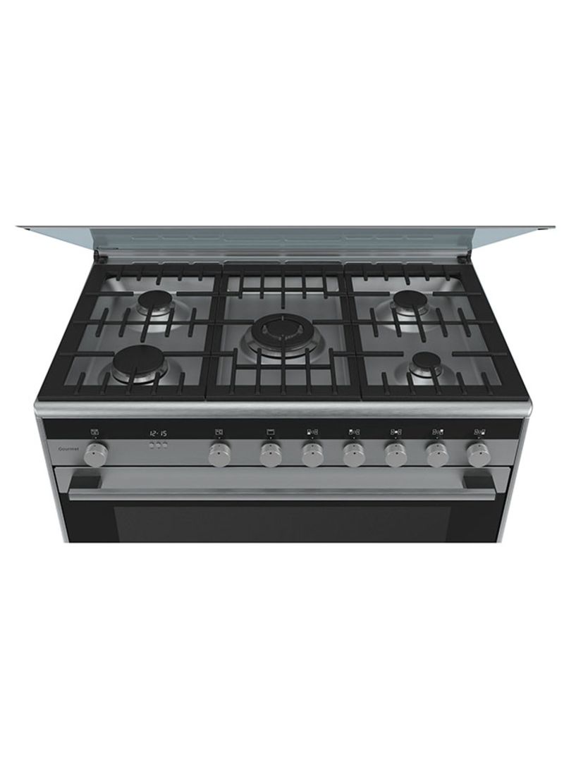 Freestanding Gas Cooker HG73G8357M Silver